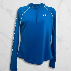 Under Armour Women’s Velocity Tech Gym Training Hoodie, Photon Blue Size S